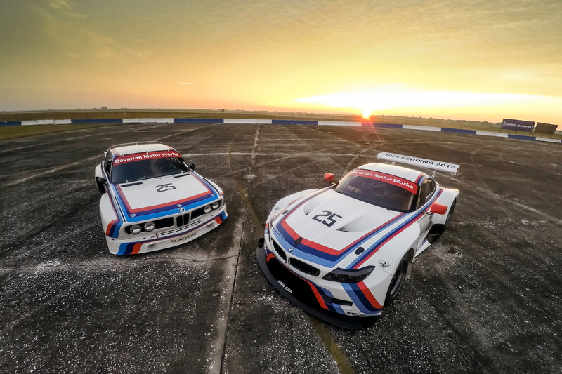 Illustration for article titled BMW Dressed Up The Team RLL Z4M Like The Batmobile For Sebring